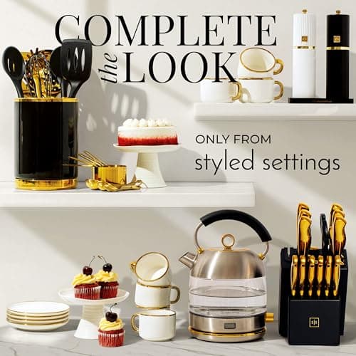 Stainless Steel Electric Kettle with Temperature Control - BPA and Plastic Free Electric Kettle with Keep Warm Function, Borosilicate Glass - Fast 1500W Hot Water Boiler, Auto Shut-Off 8