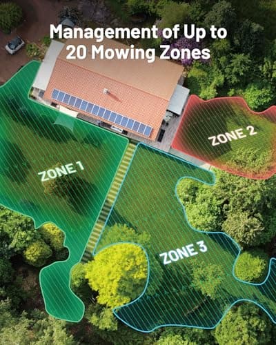 Mammotion LUBA mini AWD 1500H Robot Lawn Mower with 4G for 0.37 Acre, All-Wheel-Drive for 80% Slope, No Perimeter Wire, UltraSense AI Vision+RTK Auto-Mapping, Cutting Height 2.2"-4.0" 7