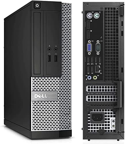 Dell OptiPlex Computer Desktop PC, Intel Core i5 3rd Gen 3.2 GHz, 16GB RAM, 2TB HDD, New 22 Inch LED Monitor, RGB Keyboard and Mouse, WiFi, Windows 11 Pro (Renewed) 9