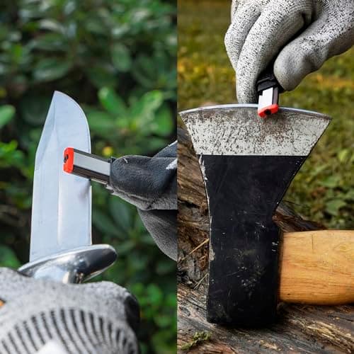 SHARPAL 129N Multipurpose Garden Tool Blade Sharpener for Knife, Pruners, Loppers, Hedge Shears Scissors, Axe, Hatchet, Machete, Lawn Mower Blade 6