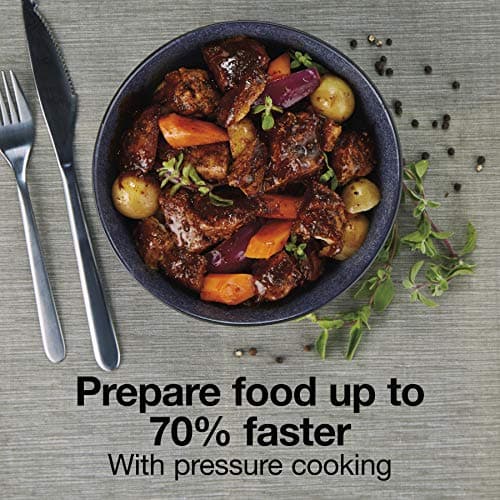 Proctor Silex Proctor-Silex Simplicity 4-in-1 Electric Pressure Cooker, 3 Quart Multi-Function With Slow Cook, Steam, Sauté, Rice, Stainless Steel (34503) 6