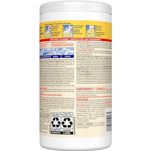 CloroxPro Clorox Disinfecting Wipes, Lemon Fresh, 75 Count (Package May Vary) 14