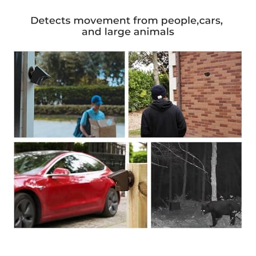 eMACROS Non-APP Wireless Driveway Alarm — 1/2 Mile Solar Motion Sensor with Plug-in Receiver for Driveways, Homes, Large Properties, Weatherproof Outdoor Security System 6