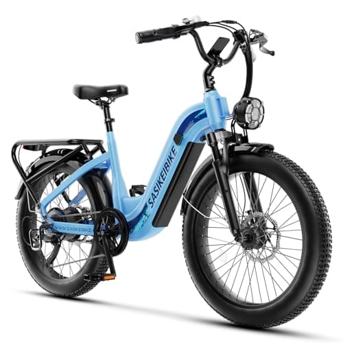 SASIKEIBIKE Electric Bike for Adults-Blue