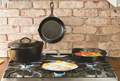 Lodge Cast Iron Fajita Set, Pre-Seasoned 5