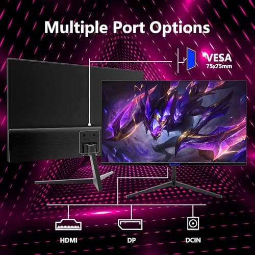 Sealan 24 inch Gaming Computer Monitor FHD 1920x1080 with 180Hz Refresh Rate AMD FreeSync Premium Display, Eye Care, HDMI 3ms MPRT - Ideal for Gaming & Entertainment 8