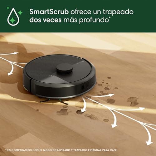 iRobot Roomba 105 Combo Robot Vacuum & Mop - Easy to use, Intense Power-Lifting Suction, LiDAR Navigation, Multiple Cleaning Modes, Avoids Mopping Carpets, Self-Charging 5