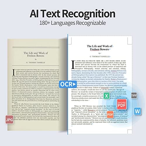 CZUR Aura Pro Book & Document Scanner,Capture A3 & A4, Auto-Flatten & Deskew Powered by AI Technology, Foldable & Portable, Compatible with Windows & Mac OS 7