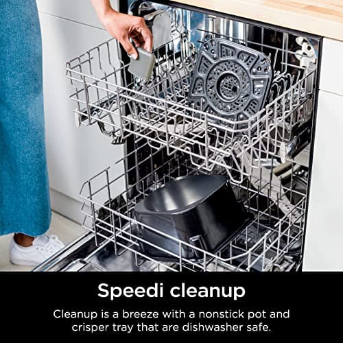 Ninja SF301 Speedi Rapid Cooker & Air Fryer, 6-Quart Capacity, 12-in-1 Functions to Steam, Bake, Roast, Sear, Sauté, Slow Cook, Sous Vide & More, 15-Minute Speedi Meals All In One Pot, Sea Salt Gray 9