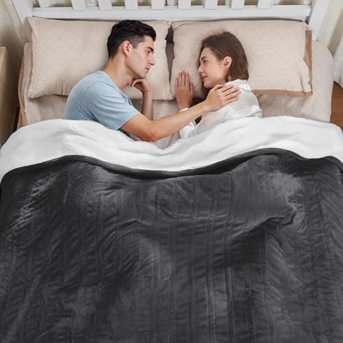Heated Blanket Electric Blanket Full Size 84"x72" Fast Heating Electric Blanket with 12 Hours Auto-Off and 6 Heating Settings Overheat Protection Cozy Soft Flannel Heated Throw Blanket ETL-Certified 7