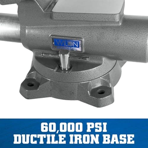 Wilton Mechanics Pro Bench Vise, 8" Jaw Width, 8-1/2" Jaw Opening, 4-1/2" Throat (Model 880M), Grey 6