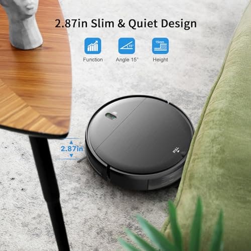 MAMNV Robot Vacuum and Mop Combo, 2 in 1 Robotic Vacuum Cleaner with Schedule, App/Alexa/Voice Control, Ideal for Hard Floor, Pet Hair, Carpet 6
