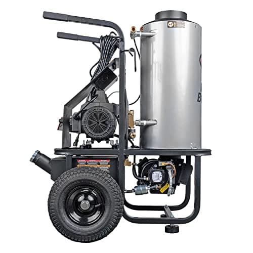 Simpson Cleaning 1500 PSI Electric Pressure Washer, 1.8 GPM Power Washer for Hot Water Use, 50-Foot Steel-Braided Insulated Hose, Mini Brute, 49-State (MB1518) 13