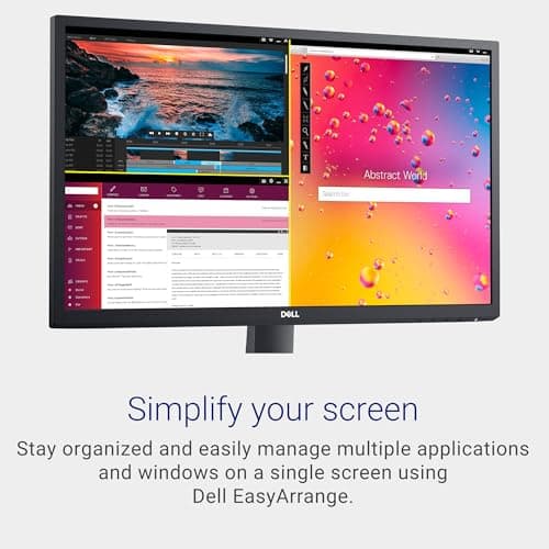Dell SE2422HX Monitor - 24 inch FHD (1920 x 1080) 16:9 Ratio with Comfortview (TUV-Certified), 75Hz Refresh Rate, 16.7 Million Colors, Anti-Glare Screen with 3H Hardness, AMD FreeSync- Black 5