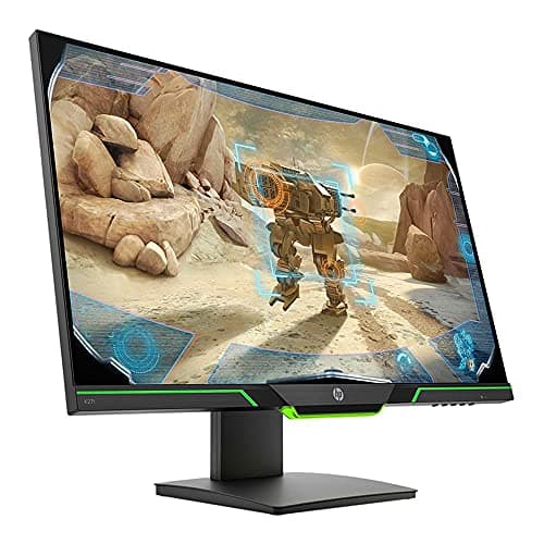 HP 27-inch FHD IPS Gaming Monitor with Tilt/Height Adjustment with AMD FreeSync PremiumTechnology (X27, 2021 Model)