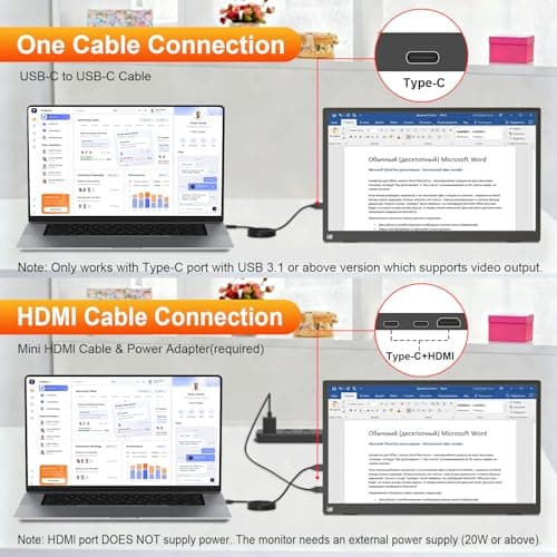 2.5K 100Hz Portable Monitor Touchscreen, 15.6'' QHD 2880x1620 300 Nits 100% sRGB IPS Gaming Monitor w/VESA HDR FreeSync Eye Care USB-C HDMI External Second Screen for Laptop PC Phone Switch PS3/4/5 8