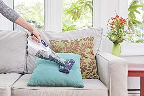 BLACK+DECKER dustbuster QuickClean Pet Cordless Handheld Vacuum with Motorized Upholstery Brush, White (HLVB315JP07) 11