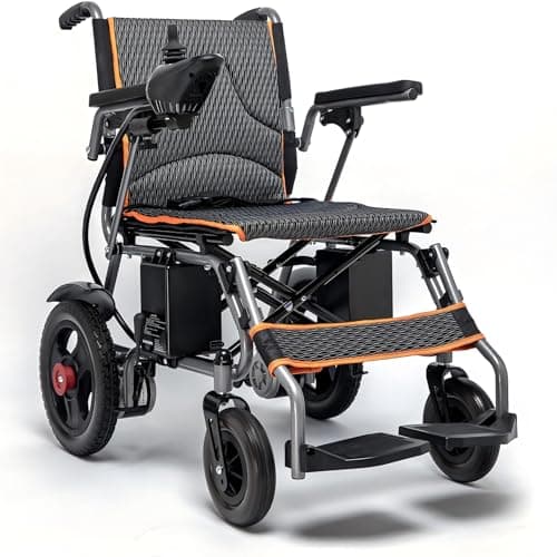 Power Wheelchairs Electric Wheelchair for Adults Seniors, Heavy-Duty Power Chairs All Terrain Motorized Wheelchair, Up to 12+ Mile Range, 12AH Battery