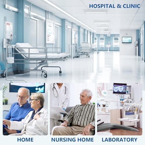 Helsevesen Cushion 22" Padded Phlebotomy Chair, Lab Blood Drawing Chair for Hospital, Lab Draw Chair and Medical Facilities, Blue 7