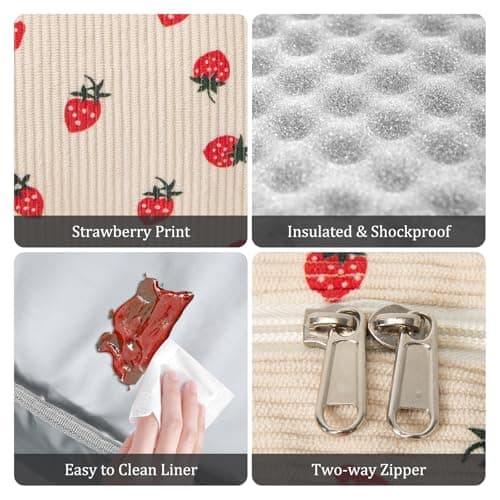 MEXS Insulated Lunch Bag for Women Men Large Reusable Lunch Box Adult Leakproof Portable Cooler Tote Bags for Work Picnic 5