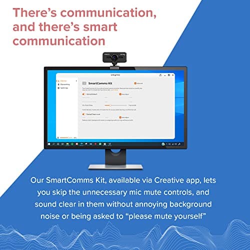 Creative Live! Cam Sync V3 2K QHD USB Webcam with 4X Digital Zoom (4 Zoom Modes from Wide Angle to Narrow Portrait View), Privacy Lens, 2 Mics, for PC and Mac… 6