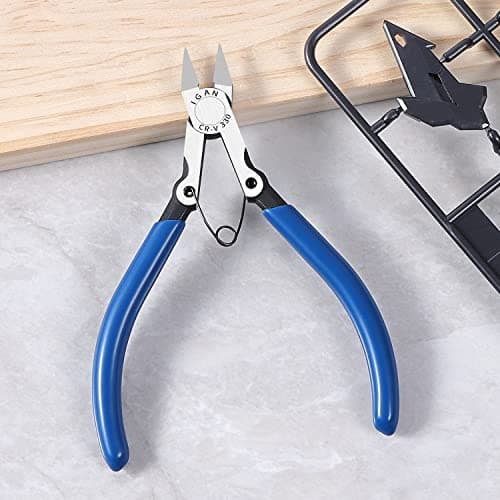 IGAN-330 Flush Cutters, Precision Wire Cutter, Flush Pliers, Wire Snips, Electrical Cutters, Sprue, Side & Small Wire Nippers, Diagonal Cut Snips, Ideal for Electronics & Precision Cutting Needs 7
