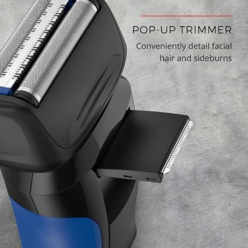 Remington Comfort Series Foil Shaver for Men, Electric Shaver, Pop-up Trimmer, Blue, PF7400E 5