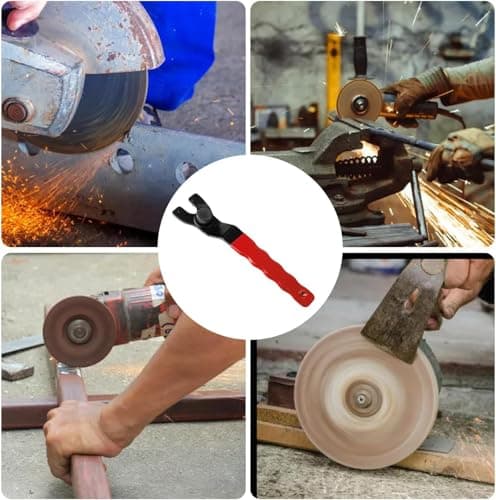 Golden Pearl Pin Spanner,Spanner Wrench for Grinder,Adjustable Pin Wrench for Angle Grinder Machine(Red) 6
