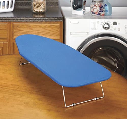 Whitmor Tabletop Ironing Board - Scorch Resistant Cover - Blue 5