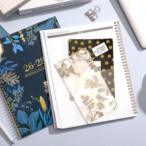 2026-2028 Monthly Planner - 2 Year Monthly Planner/Calendar 2026-2028, July 2026 - June 2028, 11" x 9", 24 Monthly Planner with Tabs, Back Pocket, Holidays, Twin-Wire Binding, Note Pages 7