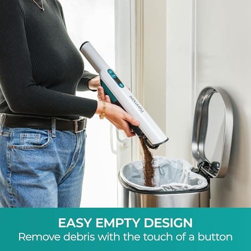 Kenmore HV3005 11.1V Brushless Cordless Handheld Vacuum Cleaner Lightweight Versatile and Portable Hand Vac Powerful Suction with 2-Speed Power Control for Pet Hair, One-Touch Empty for Car & Home 5