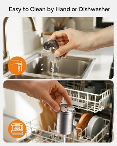 House Again Tea Infusers, Extra Fine Mesh Tea Strainers for Loose Tea, Updated Slim Threaded Lid & 304 Stainless Steel, Filter Bags Diffusers, Loose Leaf Tea Steeper for Brew Tea Spices & Seasonings 8