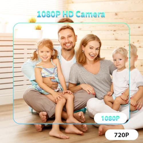 Mini Indoor WiFi Camera Home Security Room Body Cameras Nanny Cam Small Smart Home Outdoor Cams Pet Dog Baby Camera HD House Portable Camaras Motion Detection Night Vision Cam No Need WiFi Door Camara 6