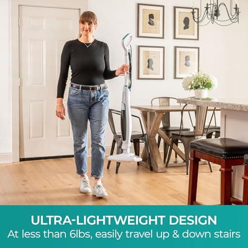 Kenmore SM2060 S200 Series Steam Mop for Floor Cleaning with Easy Scrubber & 2pcs Washable Pads, 2 Modes, Quick-Heating, Lightweight for Hardwood and Tile 6