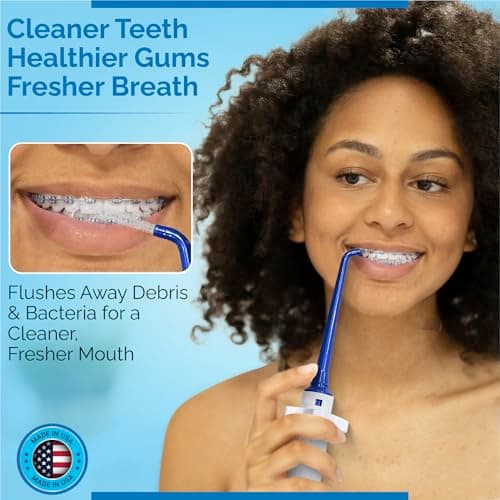 Oral Irrigator Shower Dental Care System | Advanced Shower Water Flosser for Healthy Gums and Teeth | Shower Flosser | Dental Water Flosser for Superior Dental Hygiene at Home | Made in U.S.A. 5
