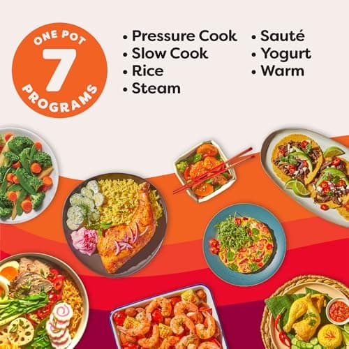 Instant Pot 4QT RIO Mini 7-in-1 Multi-Cooker, Pressure Cooker, Slow cook, Sauté, Steam, Rice Maker, Yogurt, & Warmer, Rosewater, 4 Quarts 5