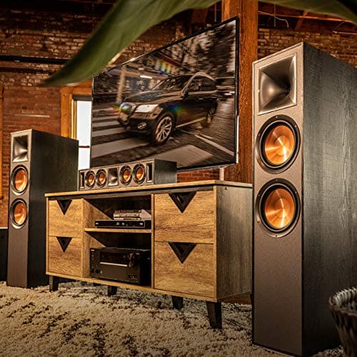 Klipsch R-620F Floorstanding Speaker with Tractrix Horn Technology | Live Concert-Going Experience in Your Living Room, Ebony 8