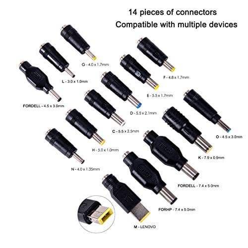 Krisdonia 50000mAh Laptop Power Bank 5/9/12/16/19/20V Portable Laptop Battery Charger with QC3.0 USB-A Port & 12V Type-C Port for Laptop, Tablet, Smartphone and More Devices 5