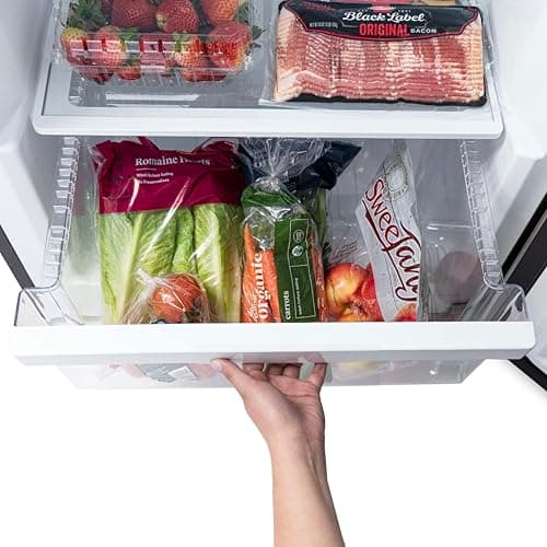 Newair Upright Freezer | 13.8 Cu. Ft., Garage-Ready Stand Up Freezer with Digital Controls, Auto Defrost, Fast Freeze Mode & LED Lighting | Stainless Steel 11