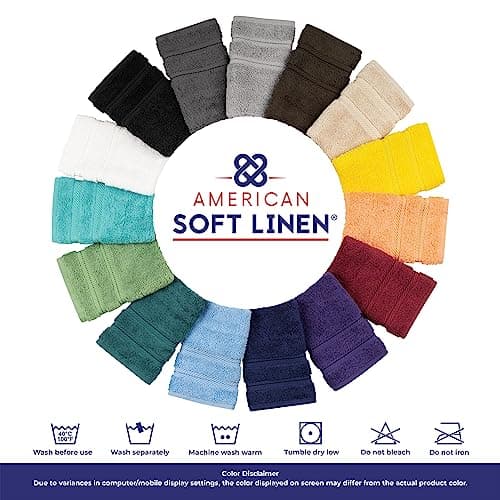 American Soft Linen 35x70 Jumbo Large Bath Towel, 600 GSM 100% Cotton Turkish Bath Sheet, Oversized Luxury Bath Towel for Bathroom Beach and Pool, White 8