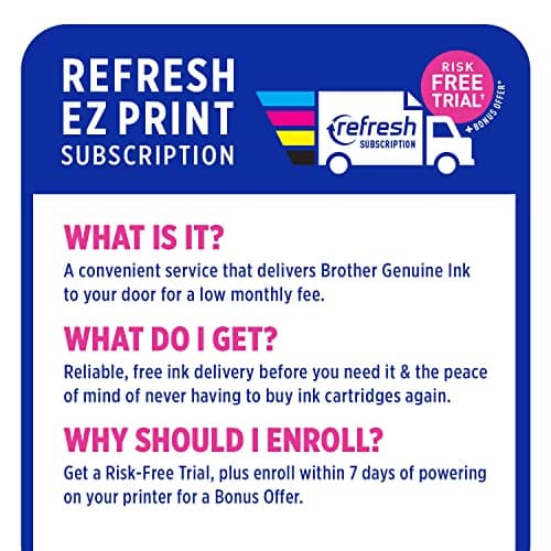 Brother MFC-J1170DW Wireless Color Inkjet All-in-One Printer, NFC One-Touch Print, Duplex, Cloud Print & Scan, Mobile App Control, 2.7" Touchscreen, Works with Alexa 5