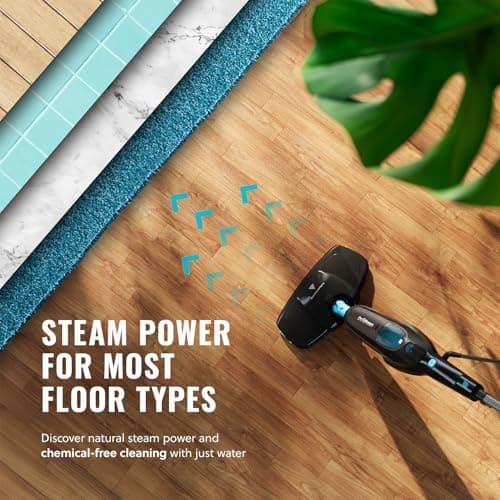 PurSteam Professional Steam Mop | Multi-Surface Floor Cleaner for Hardwood, Tile, Laminate & Carpet | Fast Heating, Lightweight & Chemical-Free Cleaning 6