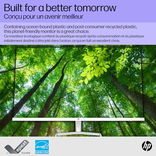 HP Series 5 27 inch FHD Monitor, Full HD Display (1920 x 1080), IPS Panel, 99% sRGB, 1500:1 Contrast Ratio, 300 nits, Eye Ease with Eyesafe Certification, 527sa (2024) 8