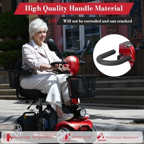 15-45 Miles Ecomobi MS02 4 Wheels Mobility Scooter for Adults/Seniors, 350W Electric Wheelchair Device w/15Ah-25Ah Extended Battery, Dual Baskets, Compact Duty Mobile for Elderly(FSA/HSA Eligible) 8