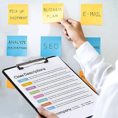 Mr. Pen- Plastic Clipboard, Letter Size, Black, Clipboard Plastic, Low-Profile Metal Clip with Retractable Hanging Hole 6