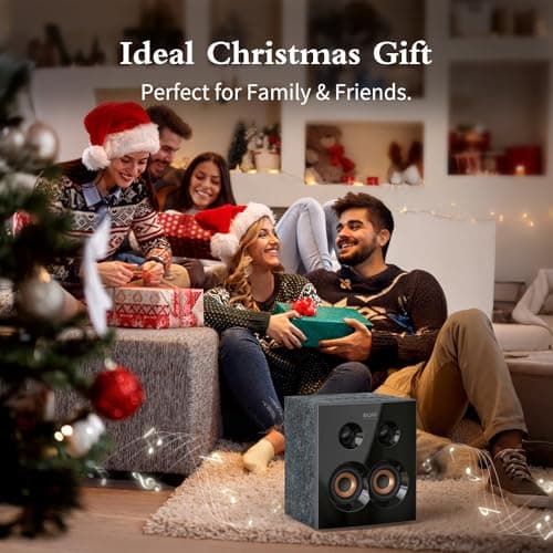 DOSS SoundBox H300 Bookshelf Bluetooth Speaker, 90W Stereo Sound with Extra Bass, Three DSP Technologies, 20H Playtime, BT 5.3, Wireless for Home, Livingroom, Office 9