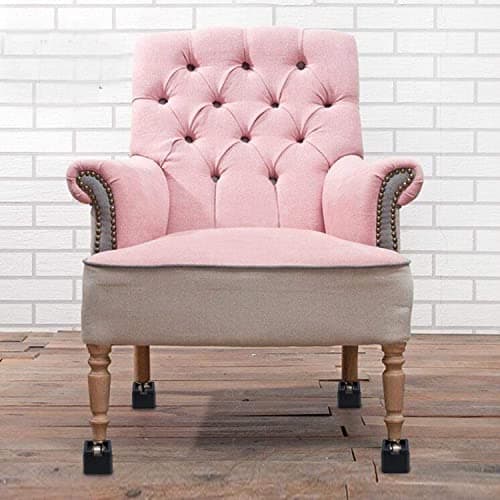 BTSD-home 2 Inch Heavy Duty Bed Risers 4 Inch Adjustable Bed Lifts Fits to All Wheels of Furniture, Sofa and Table, Couch Bed Frame Riser 4 Pack 6