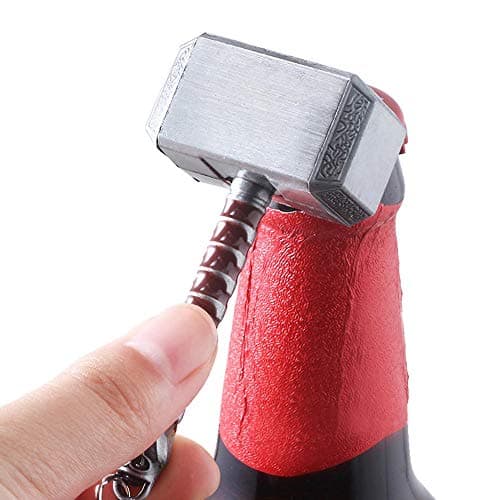 Nidavellir 2-Pack Hammer Keychain Bottle Opener and Glove Keychain Bottle Opener, Beer Gifts Bottle Opener for Men, Husband, Dad, Grandpa, Boyfriend 5