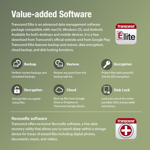 Transcend StoreJet 2TB Rugged External Hard Drive, USB3.1(5Gbps) Portable HDD w/One Touch Auto-Backup Button/Anti-Shock Resistant/Compact&Lightweight/Lightning-Fast Speeds, Iron Gray - TS2TSJ25M3S 11