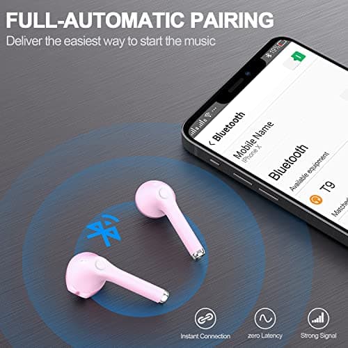 yobola Wireless Earbuds, Bluetooh Earbuds, Deep Bass Light Weight Mini Wireless Headphones for Running/Fitness, 25Hrs Playtime, Built-in Microphone, Touch Control, IPX5 Waterproof 6